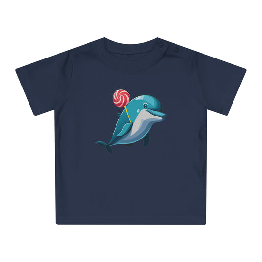 Sweet Splash Dolphin Toddler T-shirt ♻️